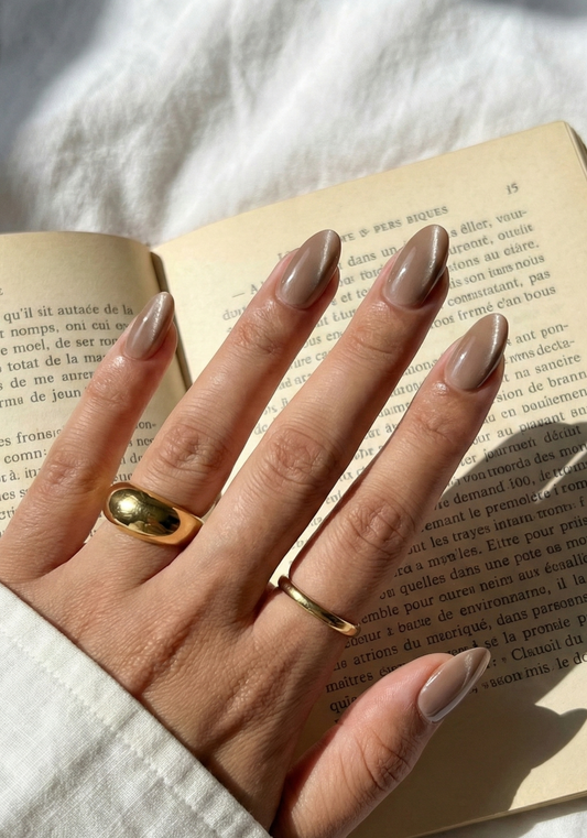 tich press on nails/espresso