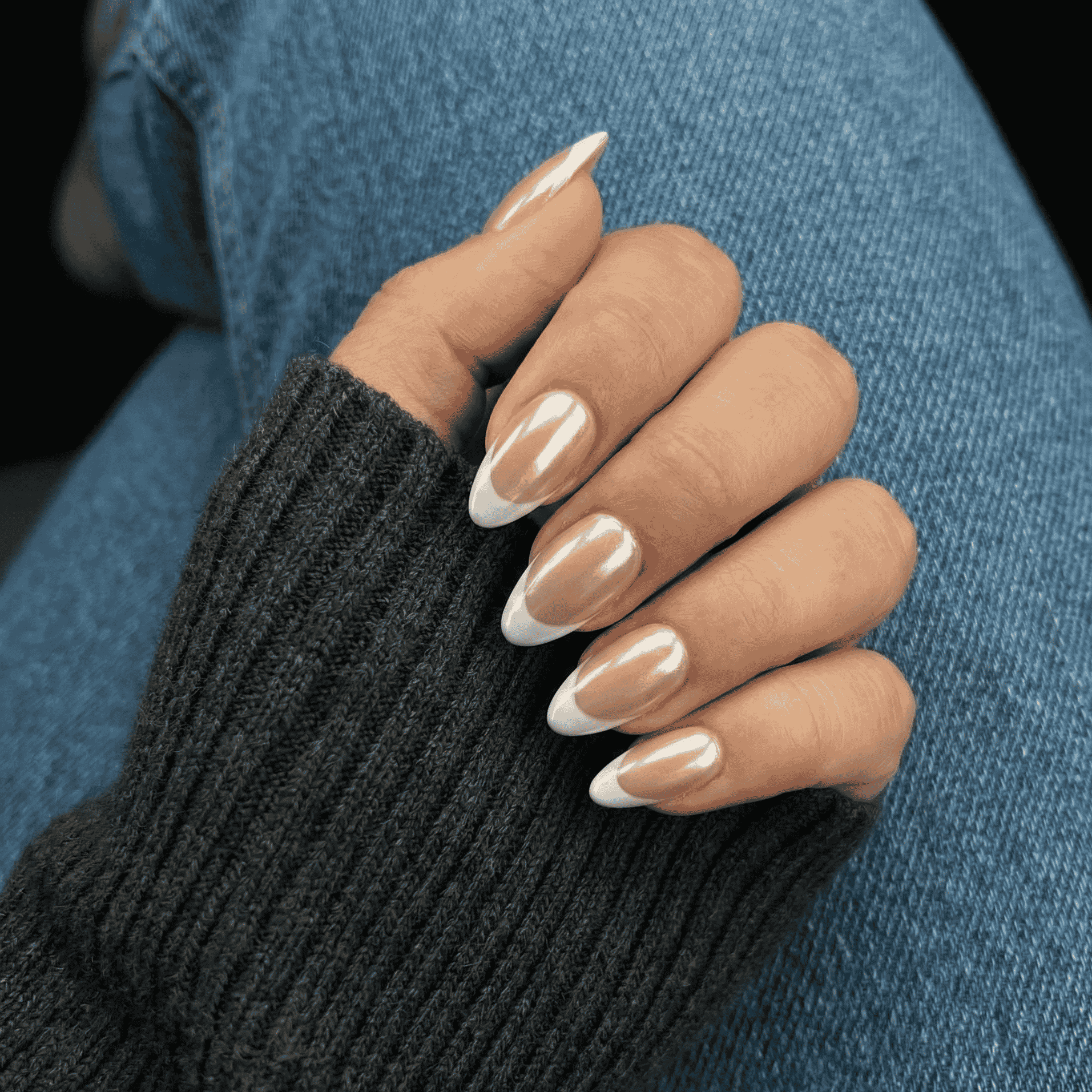 French Chrome Tips