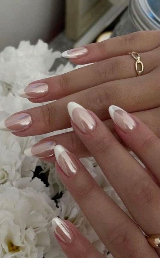 French Chrome Tips